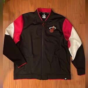 Fanatics Black and Red Miami Heat Jacket